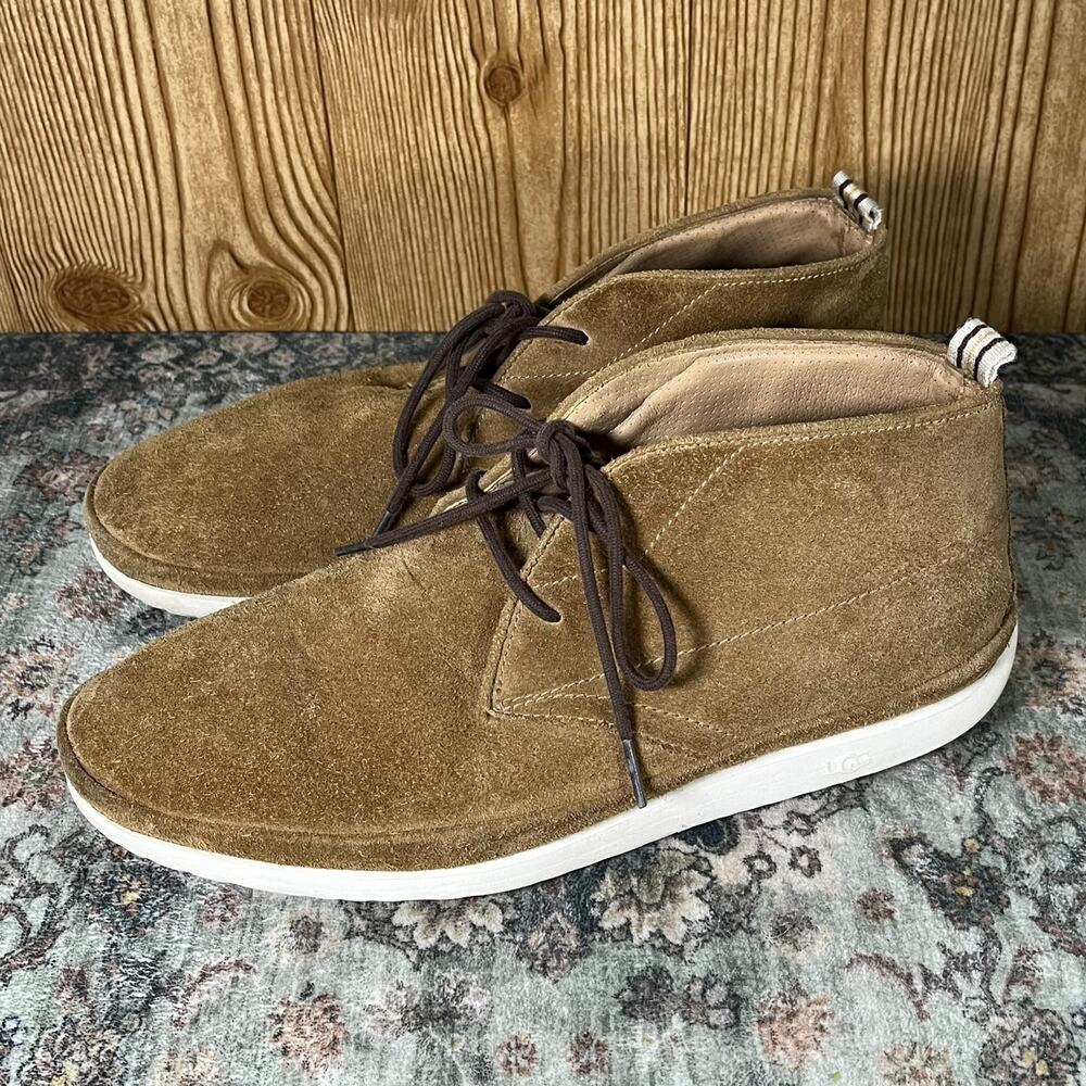 UGG Cali Chukka Boots Brown Suede / Men 10.5 / Antilope Slipper Sneaker Shoe